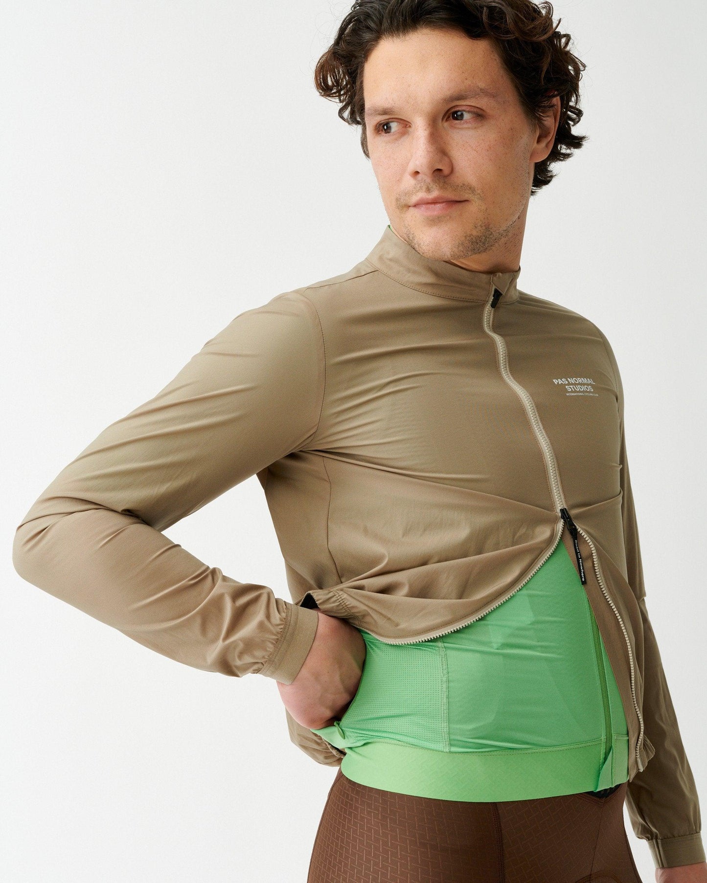 Men's Stow Away Jacket - Beige - Cykelfiket